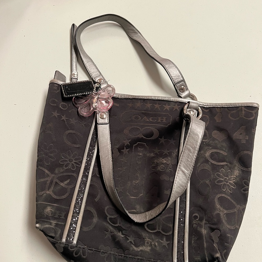 Used Coach Purse - Needs some TLC - see pics for details